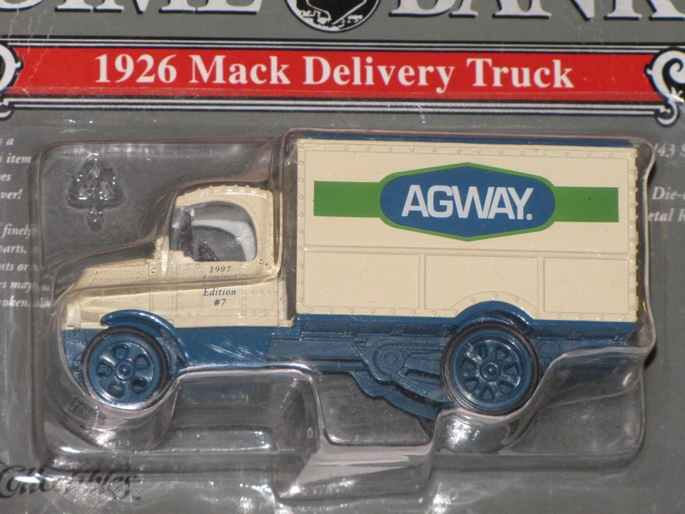 Camión de reparto Treasure Classic Dime Bank 1926 1997 Mack Agway edición limitada 7 Foto 2 de 4