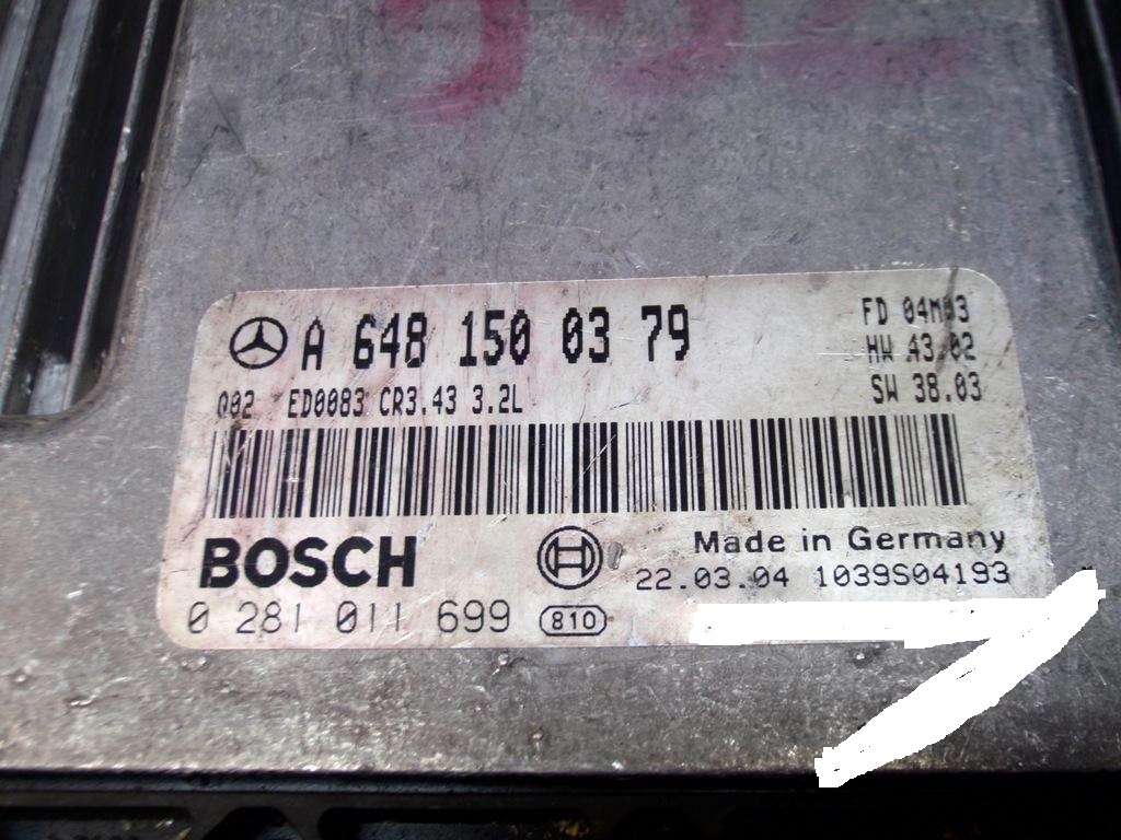 Motorsteuergerät Mercedes W 211 A6481500379 0281011699 | eBay