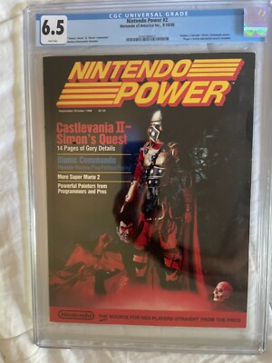 Nintendo Power volume 2 Castlevania II Simon's Quest, CGC 6.5 Nice!