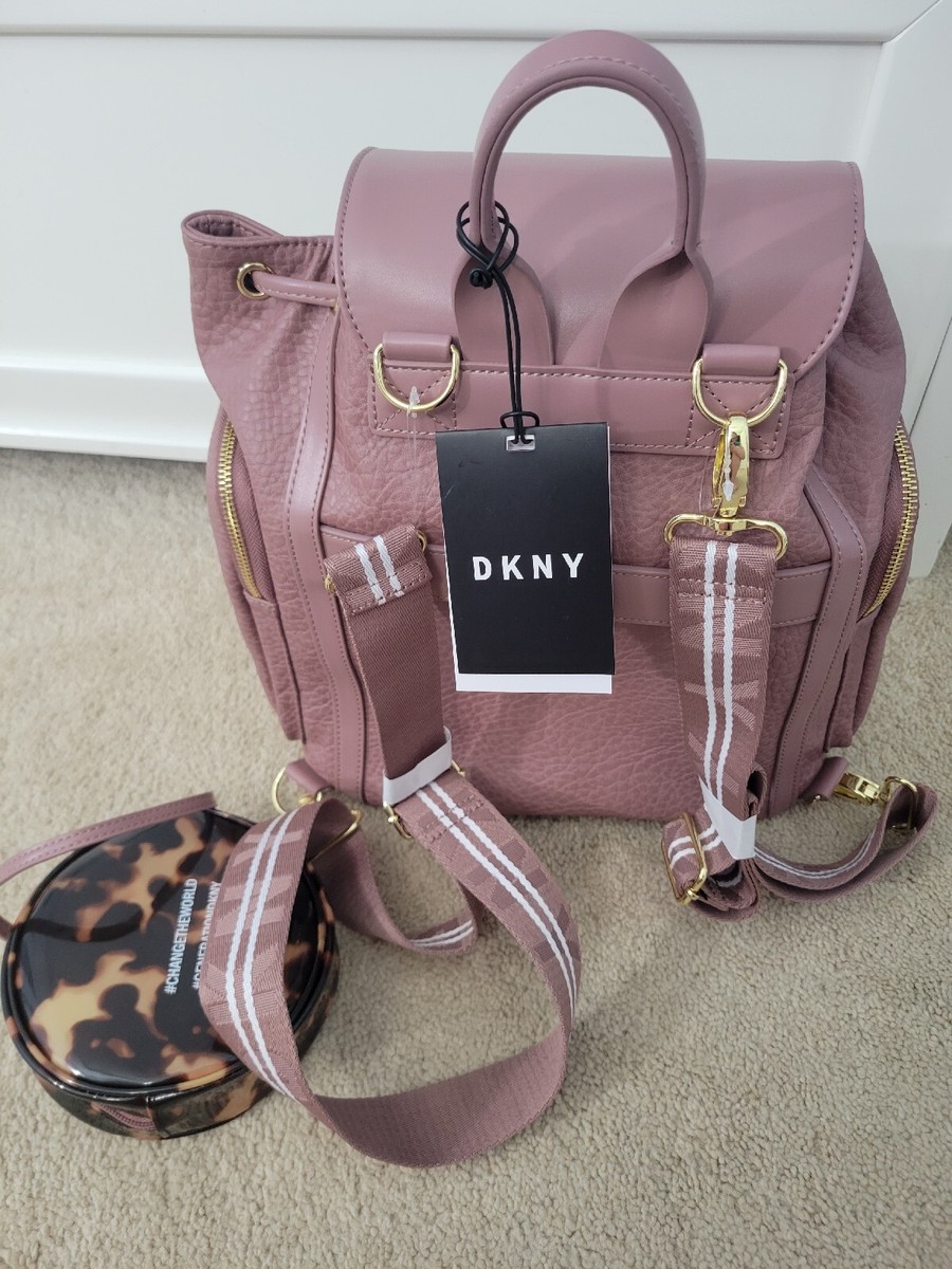 New DKNY Rapture Backpack 'Primrose' Matte Pale Pink | eBay