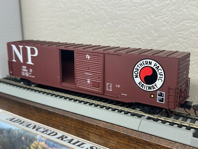 #ad NORTHERN PACIFIC 60ft AUTO PARTS BOXCAR SLIDING DOORS ETCHED METAL HO Scale NEW $54.95