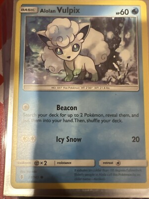 Alolan Vulpix 21/145 Sm-Guardians Rising Regular