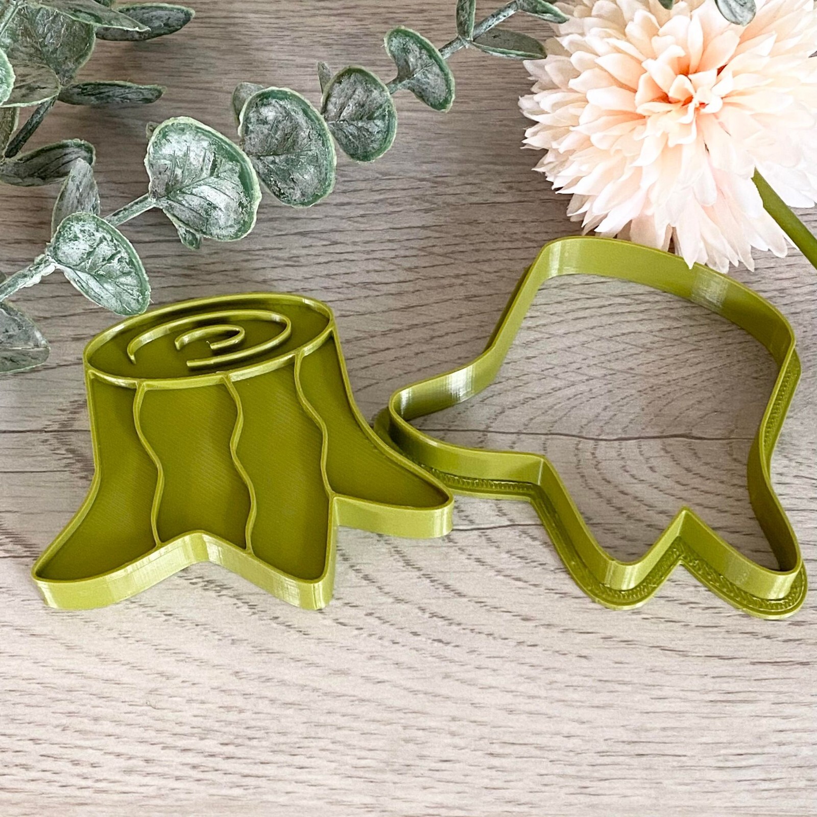 Tree Stump Cookie Cutter Stamp - Fairy Tale Forest Garden Theme — image 2
