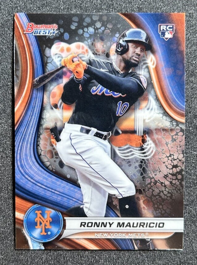 2024 Bowman’s Best Ronny Mauricio #41 Base RC Rookie New York Mets