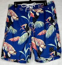 American Eagle Outfitters Mens Medium Board Shorts 2019 Limited Edition Tropical