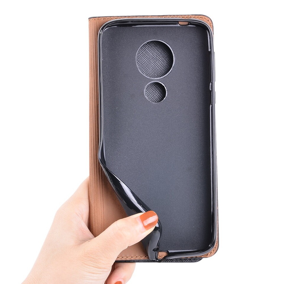TingYR Cover per Motorola Moto G82, Flip Custodia Carte di Credito da Funzione Stand, Anti-Slip Slot Portafoglio Flip Protettivo Dell'ente Completo Slim Fit Cover.(Porpora