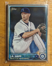 2015 Topps Silver Framed Metal #414 J.A. Happ 05/20 Mariners