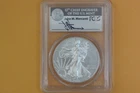 2012-W $1 (Burnished) Silver Eagle PCGS MS70 Mercanti Signed First Strike