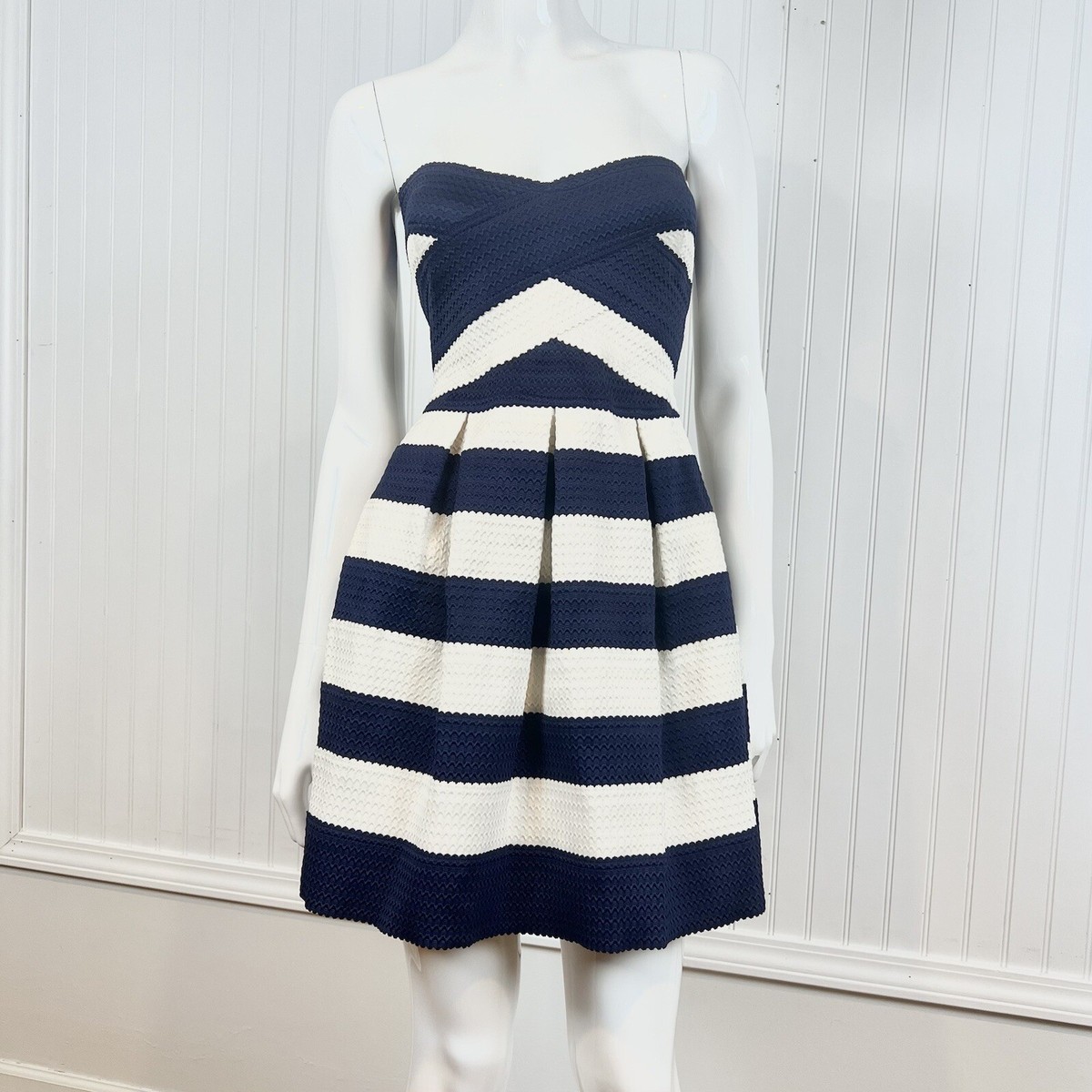 bcbg bandage dress blue WW33894] BCBG Max Azria