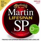 Martin SP Lifespan 80/20 Bronze Light MSP6100 Acoustic Guitar Strings 12 - 54