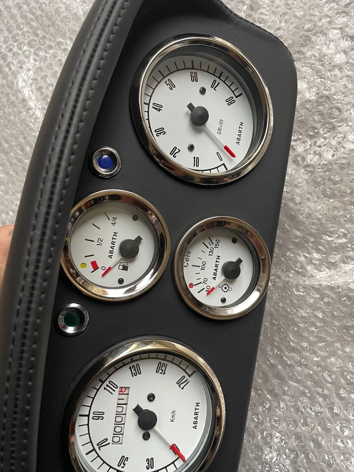 Классический Fiat 500 Abarth Speedo спидометр приборной панели циферблатов кожи новый - Изображение 4 из 4