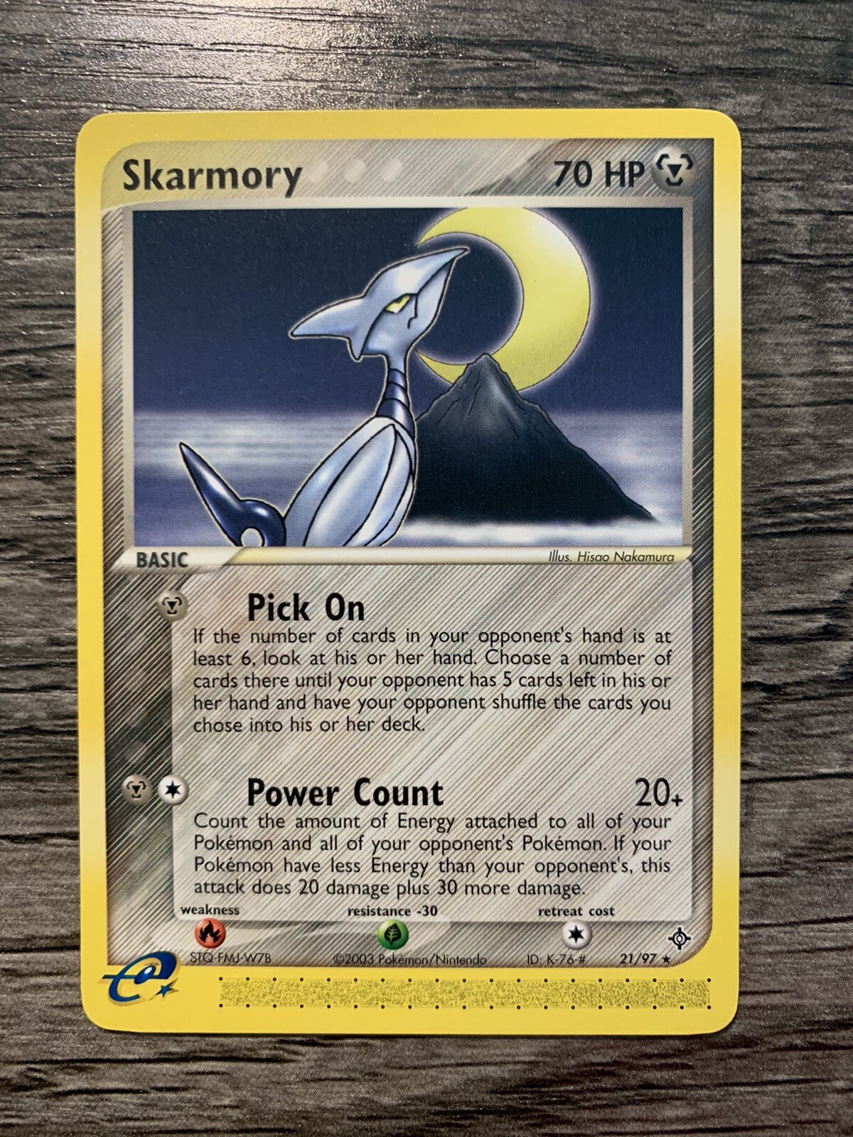2003 Pokémon Ex Dragon #21 Skarmory NM-MT