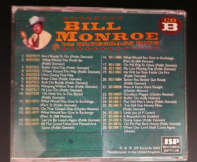 Bill Monroe And His Bluegrass Boys All The Classic Releases 1937