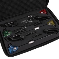 4pcs Carp Fishing Drop Off Swingers Illuminated Bite Indicators Led In Case Uk 4pcs Carp Fishing Drop Off Swingers Illuminated Bite Indicators Led In Case Uk