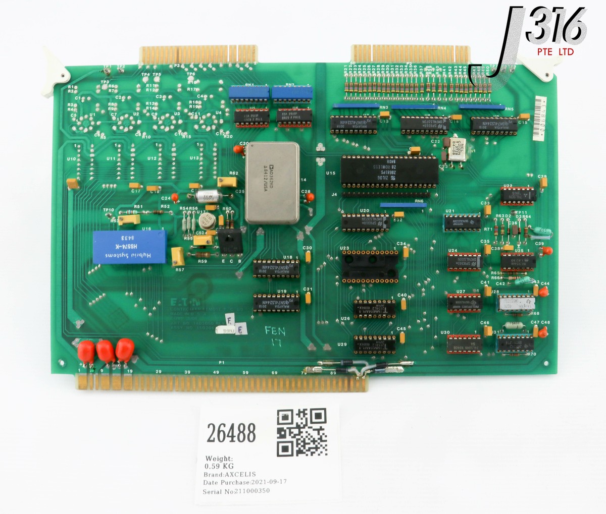 26488 AXCELIS PCB, EATON CONTROLLER REMOTE P.C. BOARD (PARTS