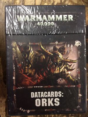 Datacards Orks Warhammer 40000 Games Workshop New