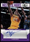 2012-13 Panini Limited "Masterful Marks" #4 Kobe Bryant Autographed Card #ed/99