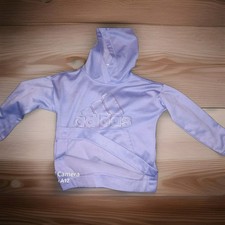Adidas Girls Light Purple Pullover Hoodie Size 5 Youth