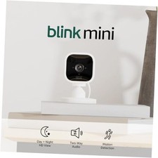 Mini - Compact indoor plug-in smart security camera, 1080p HD 1 Camera White