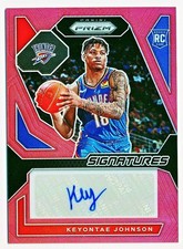 2023-24 Prizm Keyontae Johnson Rookie Signatures Red Auto Rc #RSI-KEY (58/99)