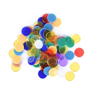 100pcs/bag PRO count bingo chips markers for bingo game cards 1.5cm *0.1 BH ^ WO