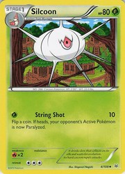 Silcoon 4/108 XY - Roaring Skies Uncommon Pokemon TCG