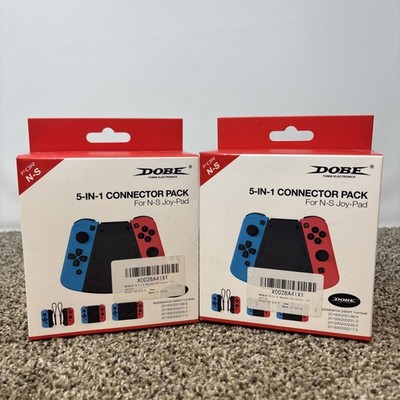 Dobe 5-in-1 Connector Pack for Nintendo Switch Joycon Grip Lot Of 2