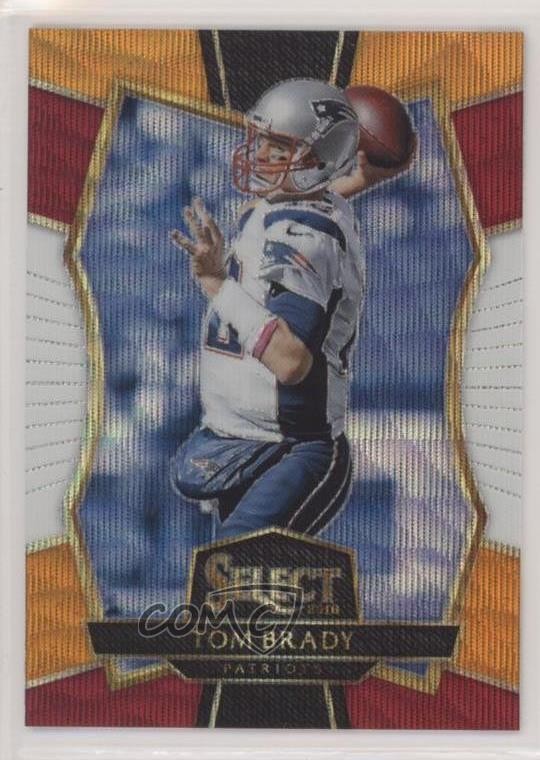 2016 Panini Select Premier Level Tri-Color Prizm Tom Brady #110 fm0