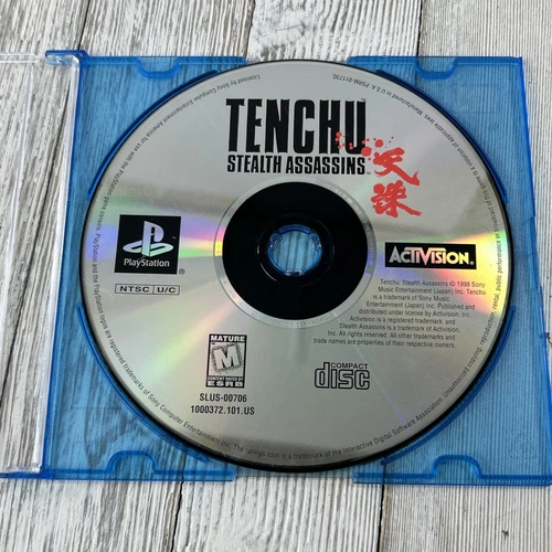 Tenchu: Stealth Assassins (Sony PlayStation 1, 1998) PS1 Game Disc Only