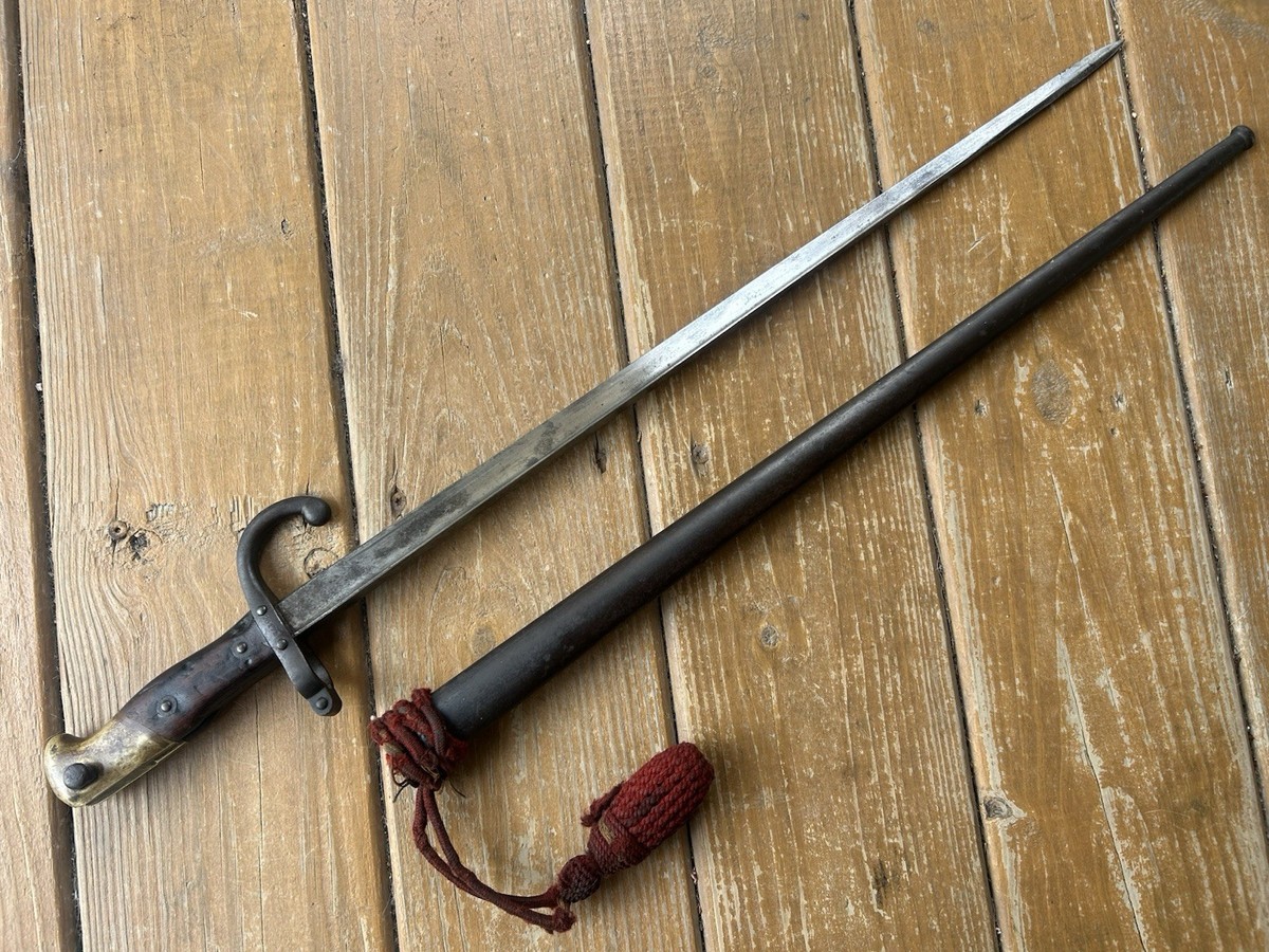 Antique French Gras Model 1874 Bayonet (Greek Contract