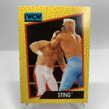 WCW WORLD CHAMPIONSHIP WRESTLING  1991 TRADING CARD # 3 STING