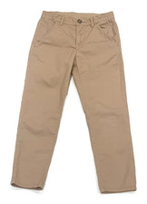 H M Cotton Chino Pants Light Brown Adjustable Slim Fit Boys Size 6x