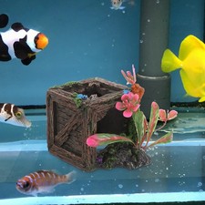 Harz Aquarium Dekoration Unterwasser Fisch Versteck Simulation Hohlgeh&auml;use f&uuml;r