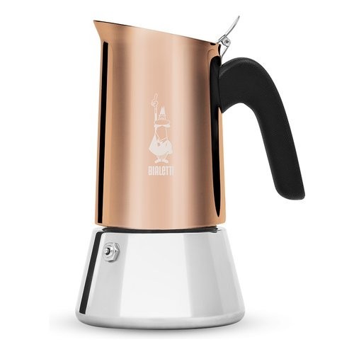 Caffettiera Bialetti Venus Rame e Cromo 4 Tazze per Induzione