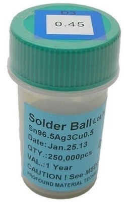 BGA Lötkugeln für Reballing bleifrei 0.45 mm 250000 Stück