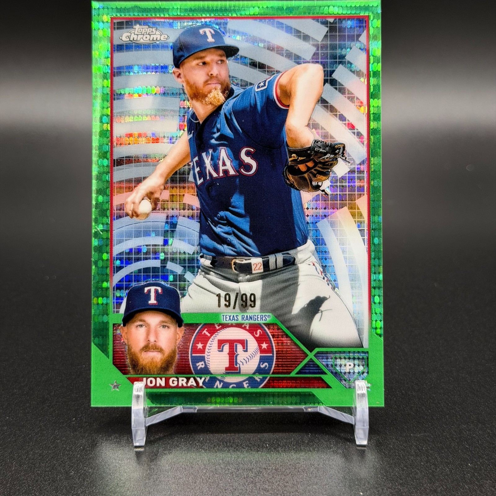 2023 Topps Chrome - Jon Gray #127 Green Sonar Refractor /99