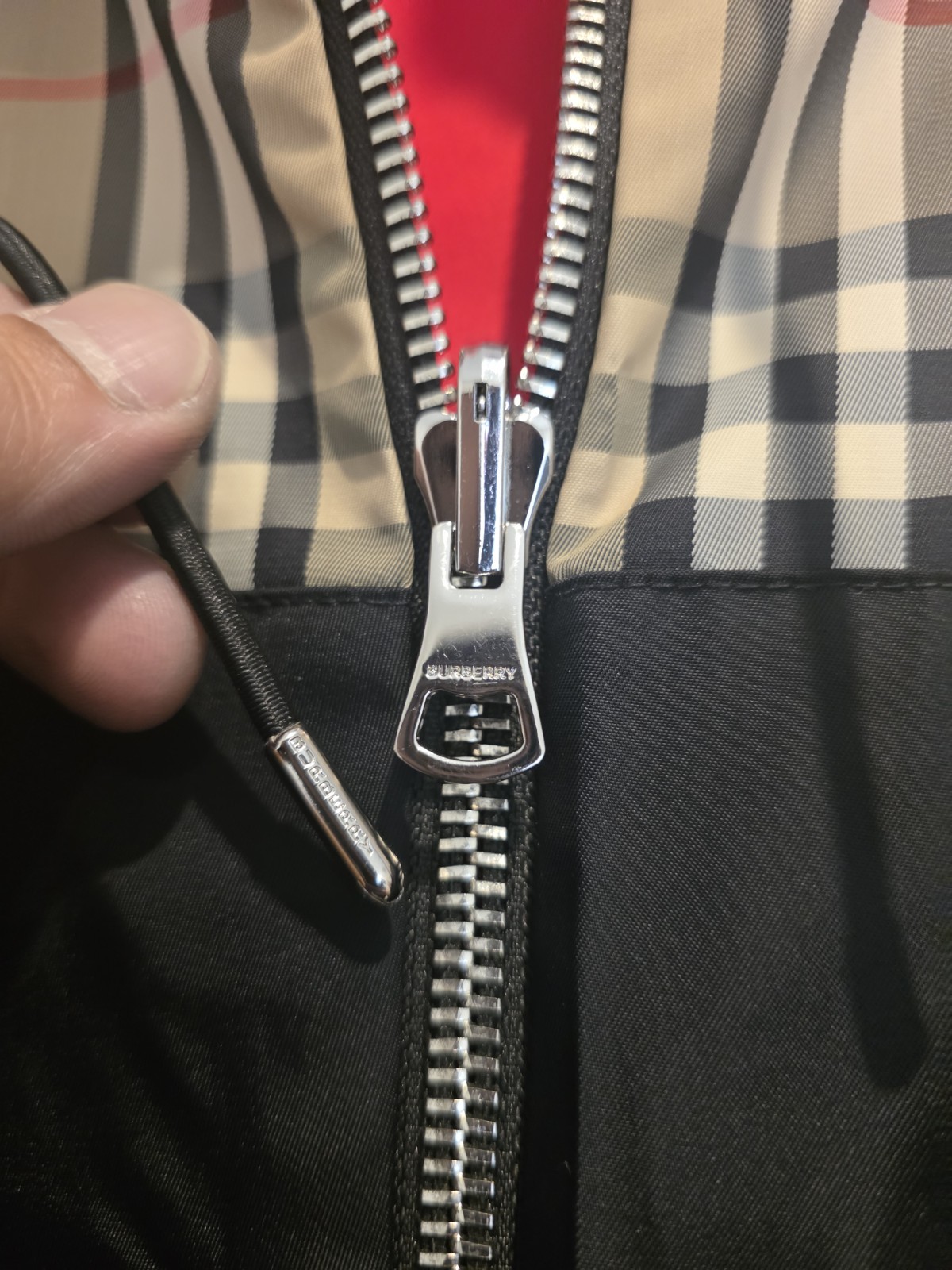 Authentic Burberry Nylon Jacket Reversible Nova C… - image 4