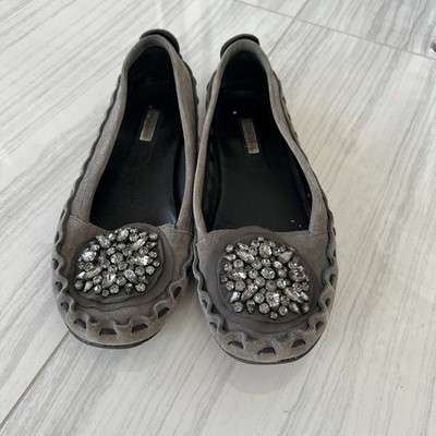 Vera Wang Embellished Loafers, Size 7.5