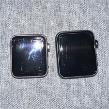 Apple Watch Series 3   Lot of 2   For Parts or Repair Both Power On 