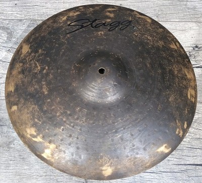 STAGG Black Metal-Serie 15'' Crash Rock Natural B20 Bronze handhammered  TOPDEAL