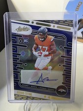 2024 Panini Absolute - Rookies Audric Estime #193 Blue Spectrum Signatures /50