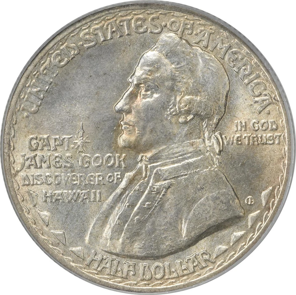 Hawaiian Commemorative Silver Half Dollar 1928 MS65 PCGS OGH (CAC) - Image 3 of 4