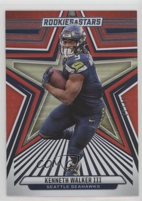 2024 Panini Rookies & Stars Red & Blue 21/49 Kenneth Walker III #87 0nr3