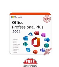 1 PC USE ONLY OFFICE 2024 USB STANDALONE FULL COMPLETE VERSION LIFETIME WIN10W1