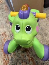 Fisher-Price Go Baby Go! Stride-to-Ride Dino Walker And Ride On Lights Music