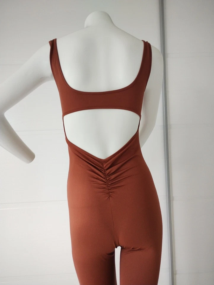 WOW! cool+figurbetonend sexy CATSUIT OVERALL JUMPSUIT mit Schlag XS-S-34-36 neuw - Bild 3 von 4