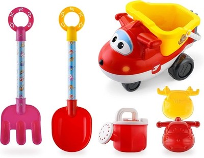 Super Wings Plane Beach Sand Toy Playset Kids Age 3+ Christmas Stocking Gifts