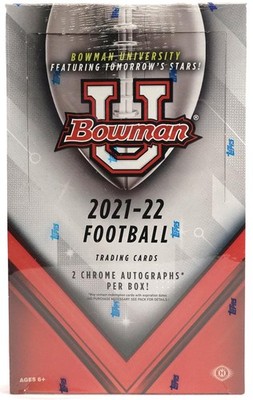 2022 BOWMAN UNIVERSITY FOOTBALL HOBBY BOX