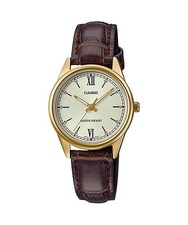 Casio LTP-V005GL-9B Watch - Chic Women's Analog with Classic Gold Finish
