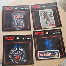 Stranger Things stickers, set of 4